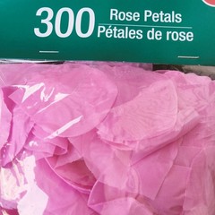300 Pink Fabric Rose Petals Crafts Weddings Romance Confetti Scatter Decorations