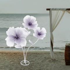 170cm Gradient Purple Artificial Flower for Wedding Decoration, Durable Design