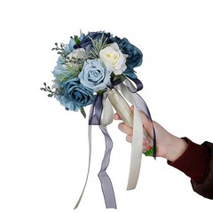 Elegant Artificial Rose Flower Wedding Bouquet Bride Bridesmaid Handheld Flower