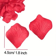 Valentines Day Red Rose Petals Pack of 120 Table Decoration