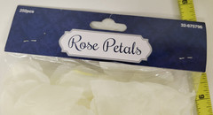 500pc White Faux Rose Petals Artificial Wedding Flower Petals Romantic Decor