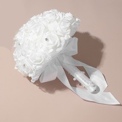 Modern Rose Bouquet for Bride Bridal Holding Flowers Wedding Photo Props