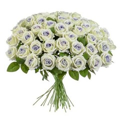 Artificial Flowers Roses Touch Fake Rose Bouquet Flower 50 Purple Heart 50pcs