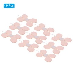 9.8ft Four-Leaf Garland, 9 Pack Tissue Paper Hanging Flower, Coral