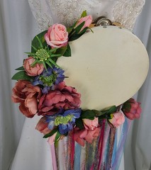 Gypsy Tambourine Faux Wedding Bouquet