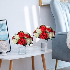 10 Silk Rose Flowers for Wedding/Party Centerpieces & Decorations