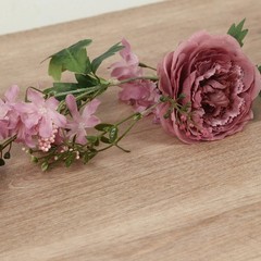 DUSTY ROSE 6 ft Artificial Rose Peony Flower Garland Wedding Party Decorations