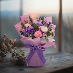 Forever Flower Gifts for Her: Romantic Flowers Graduation-Daughter Lilac
