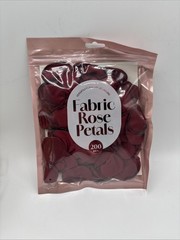 Rose Petals Fabric Burgundy 200Pcs Wedding Aisle Table Party Decor Love NIP