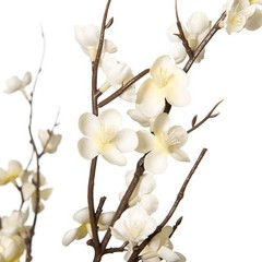 4Pcs Cherry Blossom Branches Artificial Flowers for Spring Summer Indoor White
