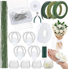 Professional Floral Craft Kit for DIY Weddings – 12 Count with Storage Boxes
