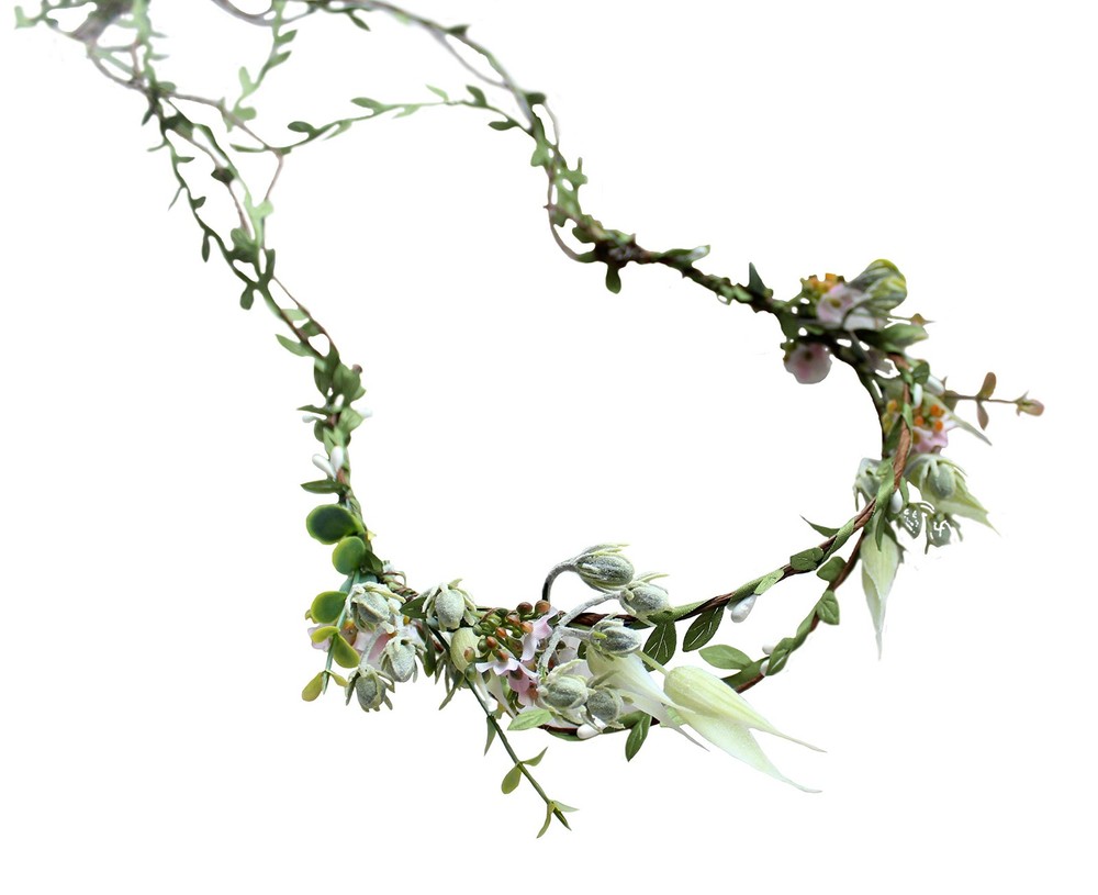 Vivivalue Vine Flower Crown Boho Headband Hair 1 Count (Pack of 1), O