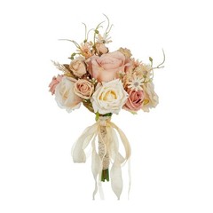 Wedding Bridal Bouquet Toss Bouquet Rustic Bridal Hand Flower Rose Flowers