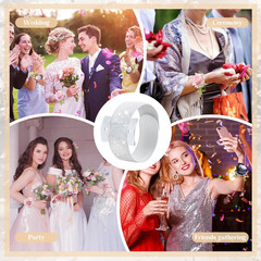 12 Pieces Corsage Wristlet Bracelets Slap Corsage Band Floral Slaplets Wedding B