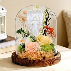 Harmolia Birthday Gifts for 40 50 60th Women Fresh Flowers Small, Champagne