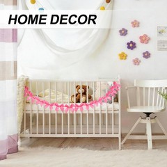 1 String of 13 PCS Champagne Bow Garland Banner Decoration Party Bow