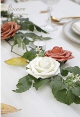 60 Foam Roses Artificial Flowers Wedding Bride Bouquet Home Party Decor