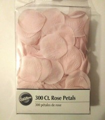 Wilton Rose Pink Fabric Petals Wedding Crafts 300ct NEW