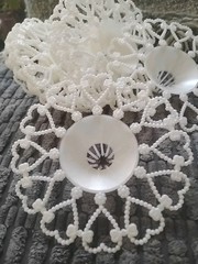 Vintage Plastic Heart Design Flower Bouquet Holders Bride Bridesmaid Wedding