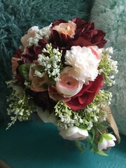 Sunflower wedding flowers package bridal bouquet decorations bouquets CORAL
