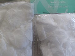 White Rose Petals Wedding Ceremony Bridal Baby Shower Proposal NEW