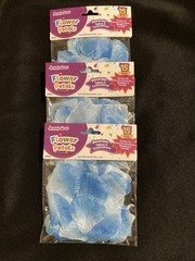 Baby Blue Flower Petals Table Decoration Wedding Quincenera Crafts 3 Packages