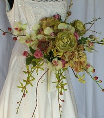 Orchid Garden Faux Wedding Bouquet
