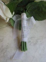 Rose/Succulent Bridal Wedding Bouquet Artificial Silk Flower Decor