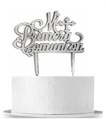 Primera Communion CAKE TOPPER PARTY DECORATIONS FAVORS BAPTISM RECUERDOS CROSS