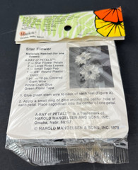 NOS 6 Packs Mangelsen’s A-Ray of Petals Pink Star Flower Petals 12 per Pack=72