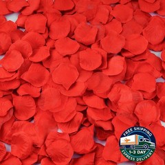 4000 pétalos de rosa artificiales de seda para decoración de noches románticas