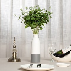 4 Bushes 19″ Light Green Eucalyptus Artificial Greenery Wedding Party Bouquets