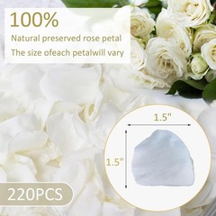 Natural Rose Petals Real Dried Flowers Weddings Parties Romantic Decor New