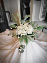 Wedding Bouquet and Boutenniere Bridal Flower Bouquet