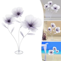 170cm Gradient Purple Artificial Flower for Wedding Decoration, Durable Design