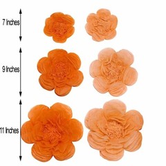7 9 11 in Tissue Paper Peony Flowers Wall Backdrop Party Event Party Decorations