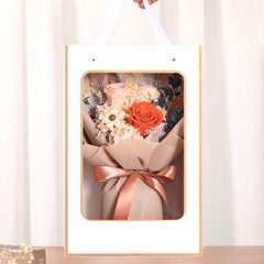 Jtoder Forever Flowers for Delivery, Preserved Flower Bouquets, Long B-Pink