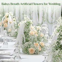 Babys Breath Artificial Flowers Baby Breath Flowers Artificial 50 Pcs White