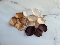 100 Rose Petals Boho Neutral Beige Flower Petals Western Fall Wedding Decor I Do