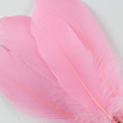 Pink Goose Feathers 6-8″ 12 Pc Wedding Millinery Crafts Decoration