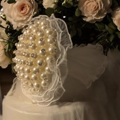 Wedding Bouquet /pearl bouquet/bridesmaids bouquet/bridal Bouquet