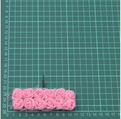 LOT of 1008 pc mini lace Blue Rose Foam Artificial Flower Bouquet