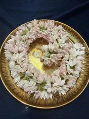 16” 1 Mulam Jaathi Poo Natural Looking Handmade Jasmine Flower Gajra G5
