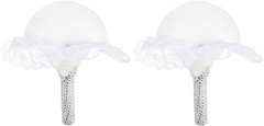 NUOBESTY Bridal Bouquet Holder 9X9X8 Inch Foam Floral Handle for Wedding DIY Art
