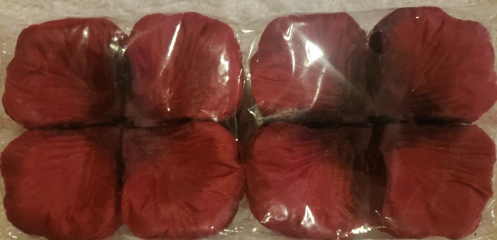 2000 pcs Rose Petals Artificial Flower Wedding Party Decoration Red