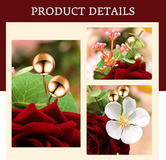40 Pcs Rose Wrist Corsage and Boutonniere Set Wedding Corsage Wristlet Bride Bri