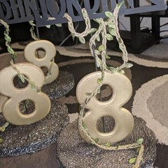 10M Artificial Vine Fake Foliage Leaf Plant Garland Rustic Wedding Home Decor