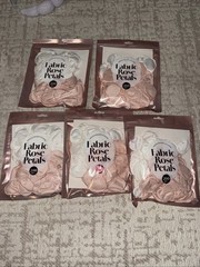 1k Pc Flower Petals for Flower Girl Rose Wedding Silk Pink Rose Valentines Vase