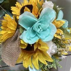 Wedding flowers bridal bouquets decorations you pic colors Malibu Bl sunflowers