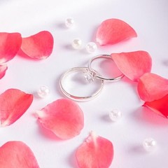 1000 Pcs Silk Fake Flower Petals for Wedding, Artificial Rose Pink White